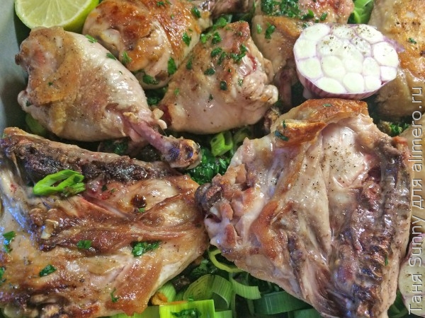 Курица с грибами Курица с грибами