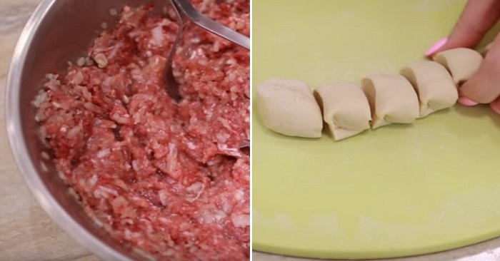 маленькие пирожки с мясом в духовке