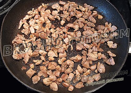 Жюльен с курицей и грибами - шаг 3