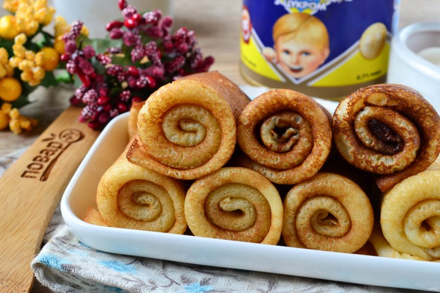 Блинчики на сгущёнке