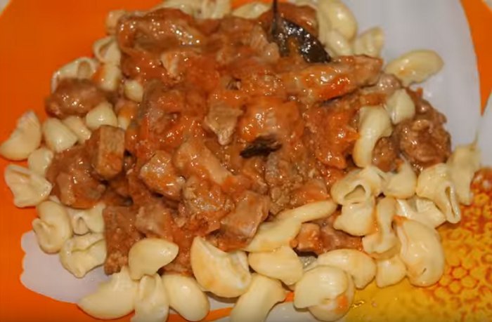 Гуляш из свинины как в столовой