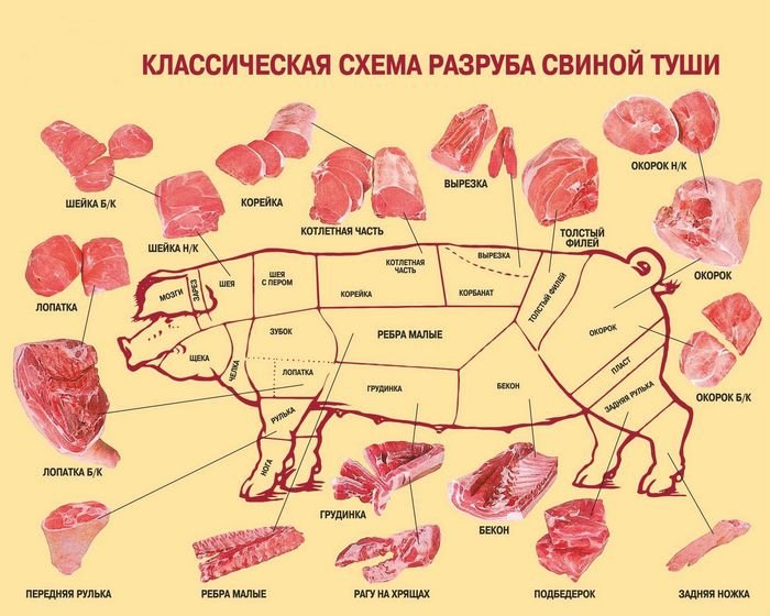 Какая часть подходит для гуляша из свинины