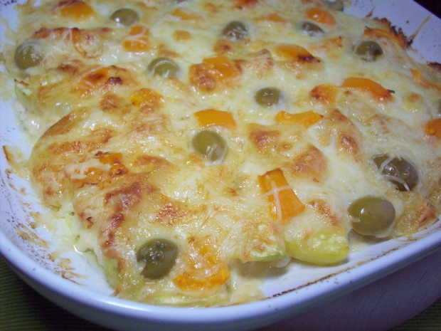 запеканка из кабачков с курицей запеканка из кабачков с курицей
