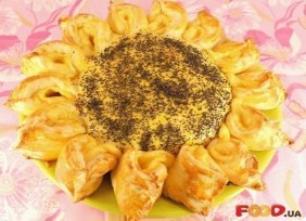 ПИРОГ С МЯСОМ И СЫРОМ *ПОДСОЛНУХ*