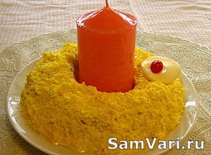 салат на день влюбленных