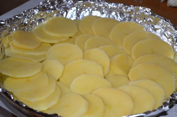 Картофель, запеченный с сыром
