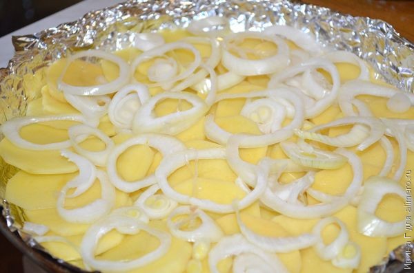 Картофель, запеченный с сыром