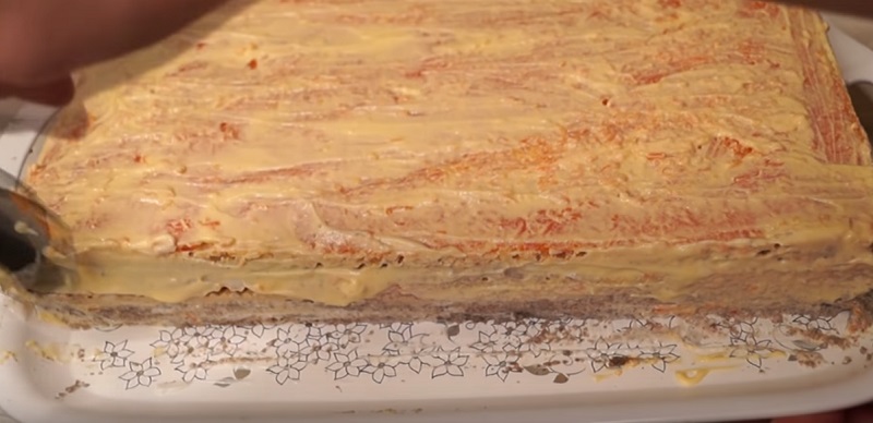 вафельный торт из селедки