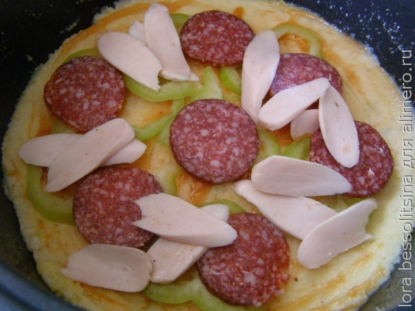 пицца картофельная, слои пицца картофельная, слои