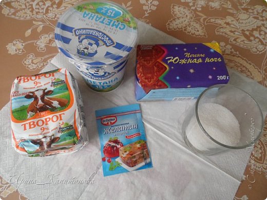 Доброго времени суток всем жителям Страны Мастеров!!! Наступают выходные и я предлагаю порадовать своих домашних вкусняшкой:))))) Недавно наткнулась в инете на рецепт творожного тортика без выпечки из печенья и творога....сделала 3 раза....уничтожалось на ура!!!!:)))))))А главное- быстро делается, без выпечки и .......вкусно!!!! фото 2