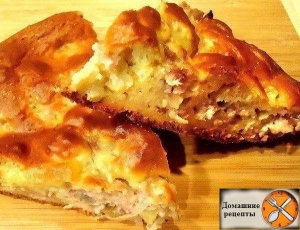 Пирог с мясом "Легче не бывает"