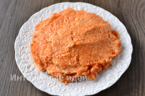 слой моркови