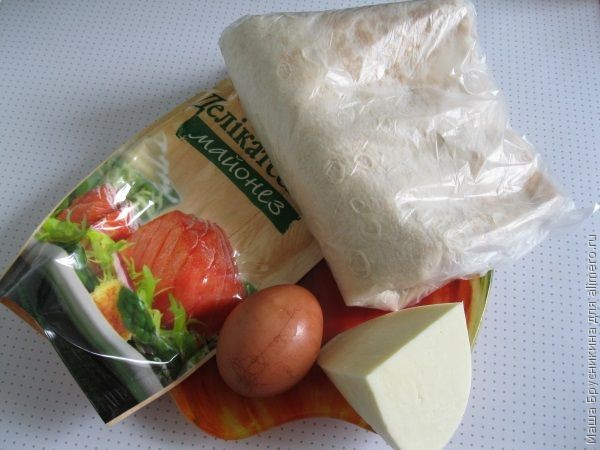 Закуска из лаваша