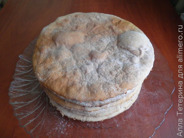 Медовый торт Кутузов, нямка