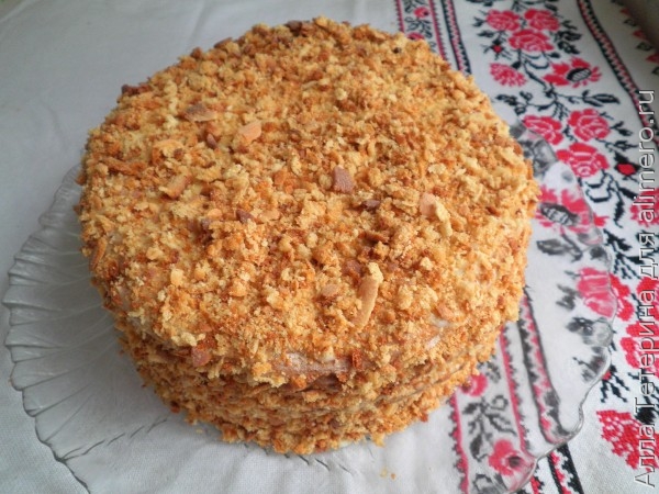 Медовый торт Кутузов, нямка