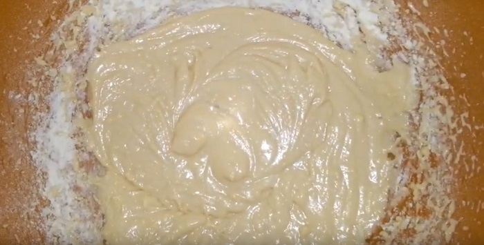 пирог с абрикосами и творогом