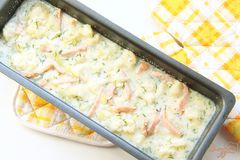 «Запеканка с цветной капустой и ветчиной» - приготовления блюда - шаг 9