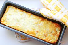 «Запеканка с цветной капустой и ветчиной» - приготовления блюда - шаг 11