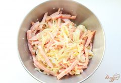 «Запеканка с цветной капустой и ветчиной» - приготовления блюда - шаг 5