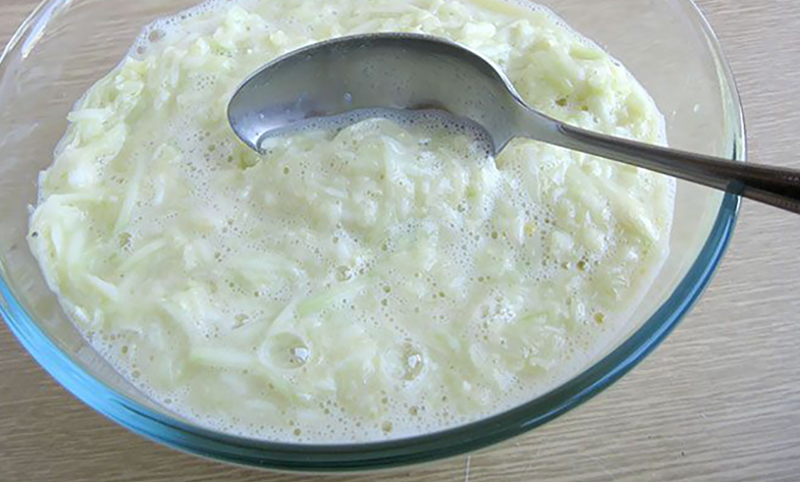 кабачковый торт с чесноком и сыром