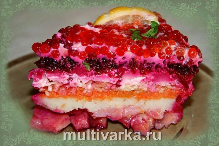 Салат "Царская шуба" к Новогоднему столу