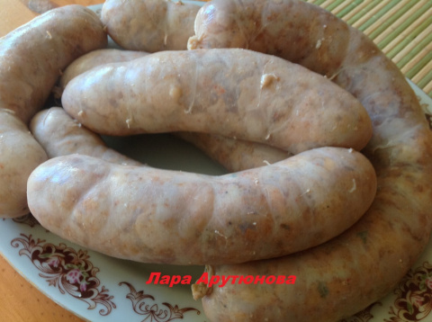 Куриные колбаски домашнего приготовления. Купаты. Куриные колбаски домашнего приготовления. Купаты.