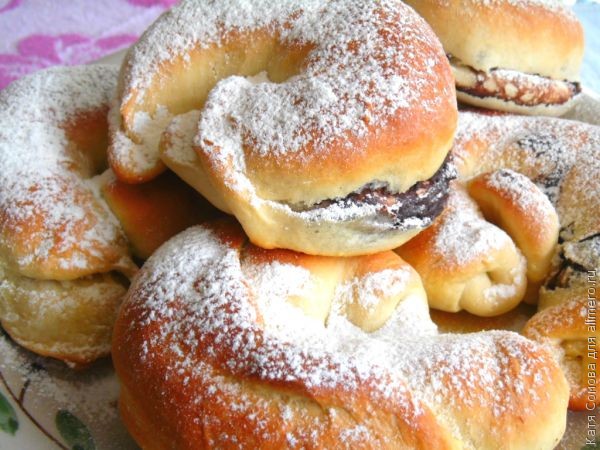 Булочки с шоколадом Булочки с шоколадом