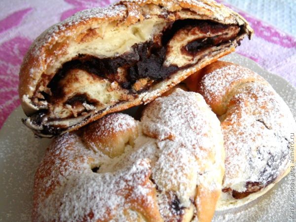 Булочки с шоколадом Булочки с шоколадом