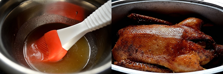 Гусь запеченный с яблоками — русская кухня Гусь запеченный с яблоками — русская кухня