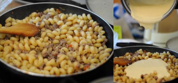 Макароны с сырным соусом