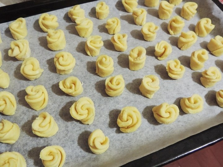 Вкусное и очень красивое творожное печенье «Чайная роза»