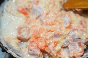 Праздничный рыбный пирог - фото шаг 9