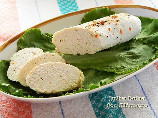Нежная домашняя колбаса из куриного филе