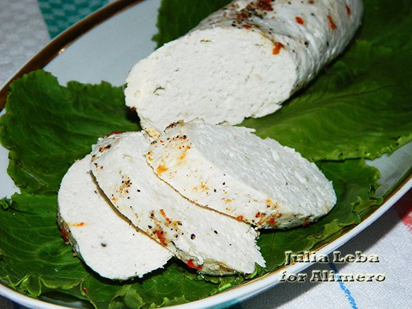 Нежная домашняя колбаса из куриного филе