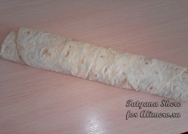 Рулет из лаваша