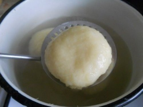 Украинские галушки с мясом