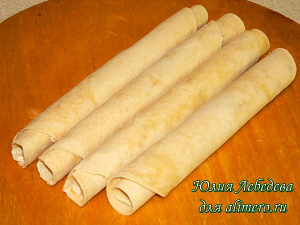 Рулеты из лавашей